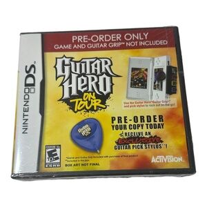 Nintendo DS Guitar Hero On Tour Pre-Order Variant Game SEALED